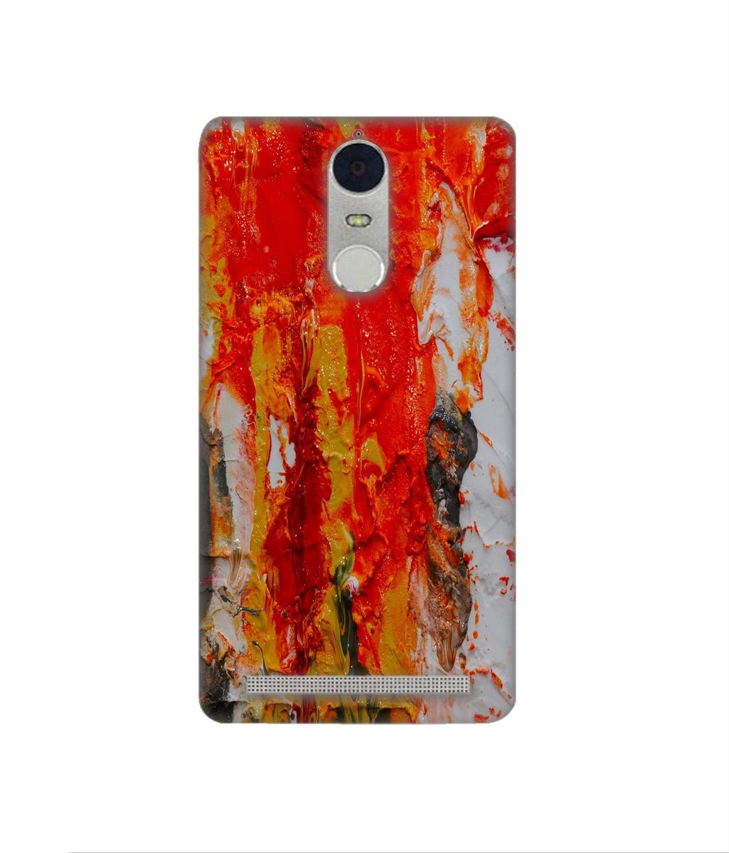 Amazon Brand - Solimo Designer Orange Color Spread 3D Printed Hard Back Case Mobile Cover for Lenovo K5 Note