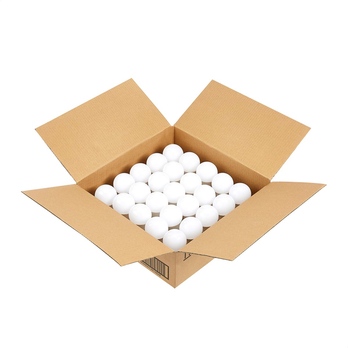AmazonCommercial 60 Watt Equivalent, 10000 Hours, Non-Dimmable, 800 Lumens, A19 LED Light Bulb - Pack of 25, Soft White