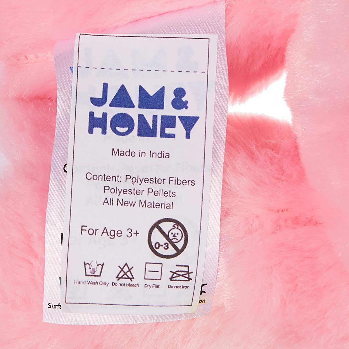 Amazon Brand- Jam & Honey Long Ears Rabbit-pink-30cm