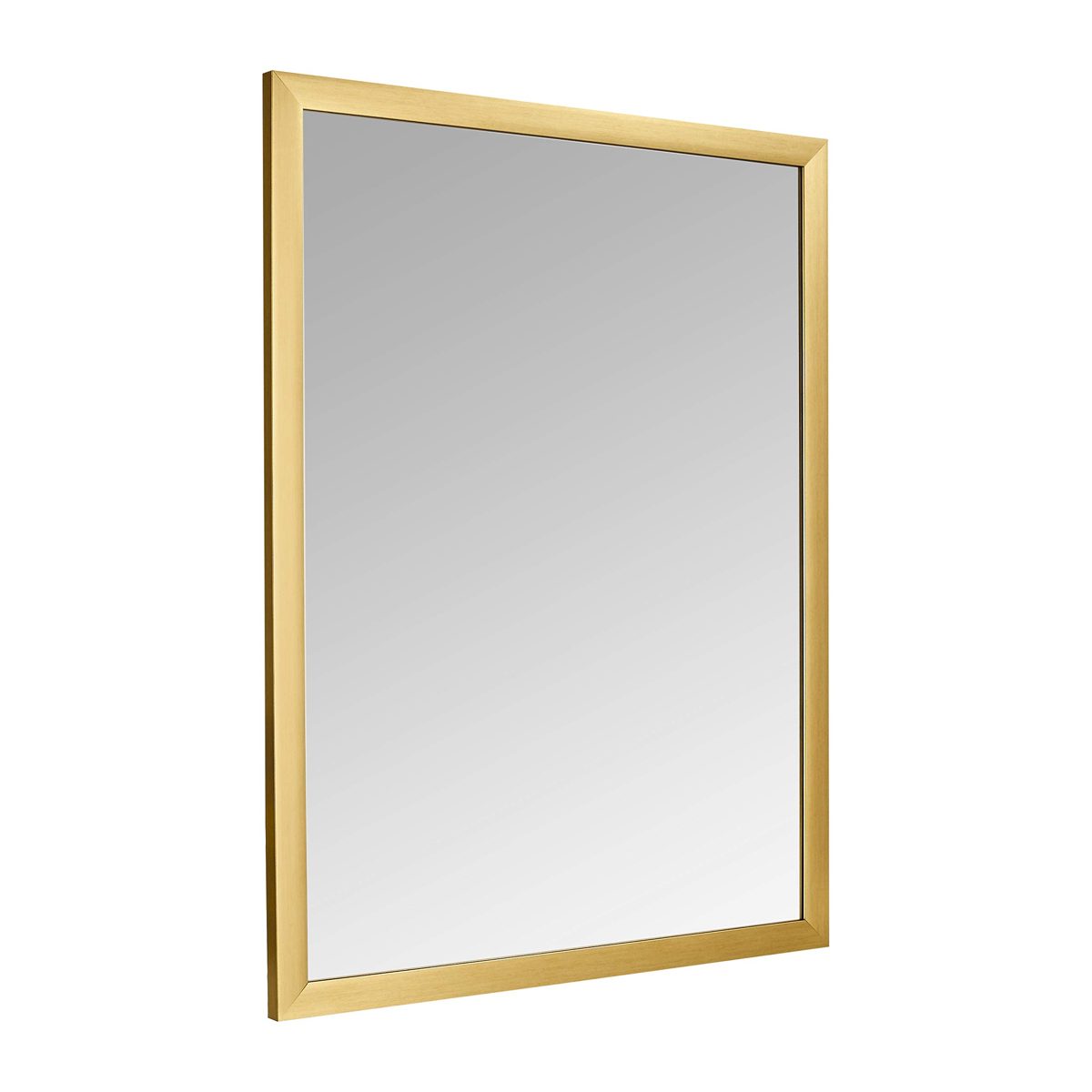 Amazon Basics Rectangular Wall Mirror 30" x 40" - Standard Trim, Brass