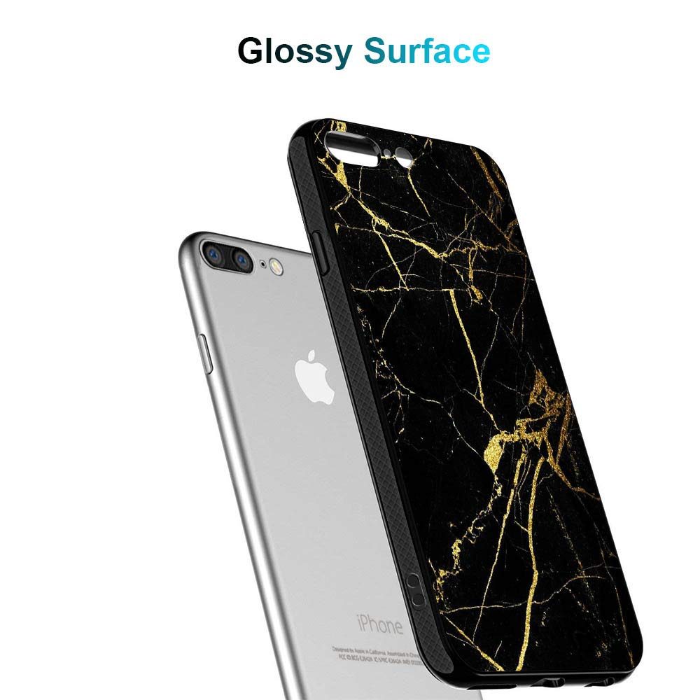 Amazon Brand - Solimo Designer Marble Printed Hard Back Case Mobile Cover for Apple iPhone 8 Plus / 7 Plus (D1166)
