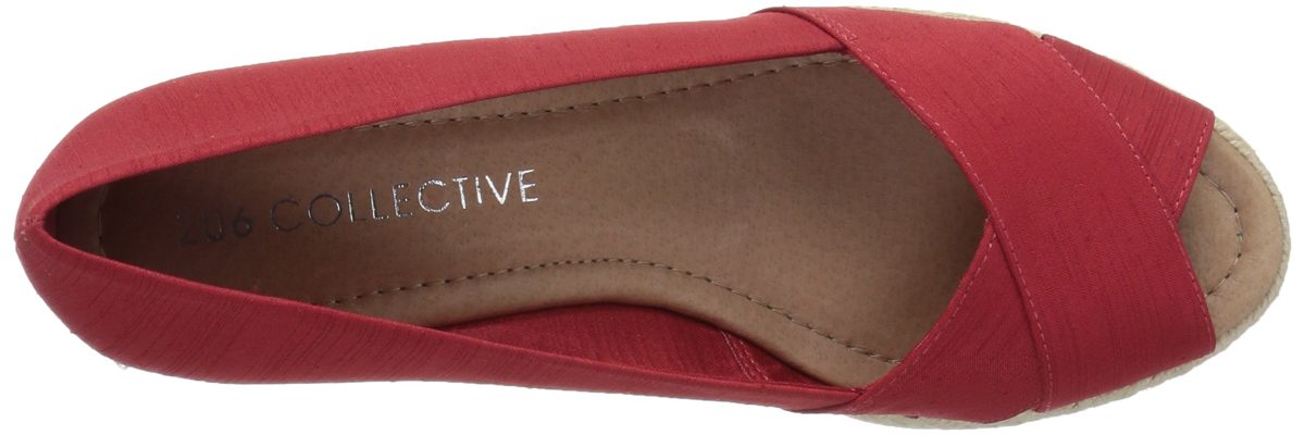 Amazon Brand - 206 Collective Women's Braylon Open-Toe Espadrille Wedge-Low Sandal