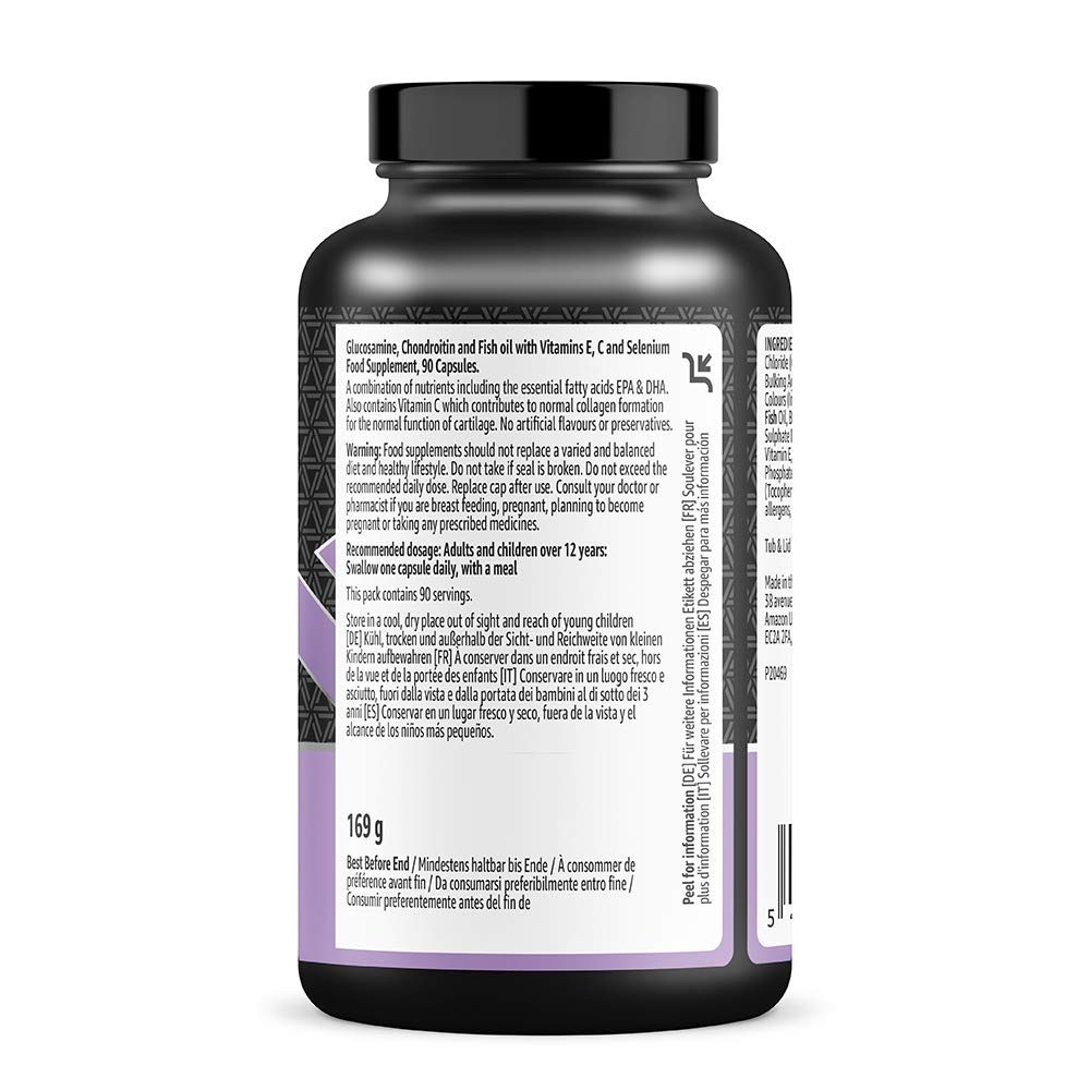 Amazon Brand - Amfit Nutrition Glucosamine Sulphate 1400mg - 90 Tablets