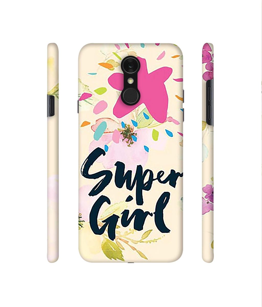 Amazon Brand - Solimo Designer Super Girl 3D Printed Hard Back Case Mobile Cover for LG Q7