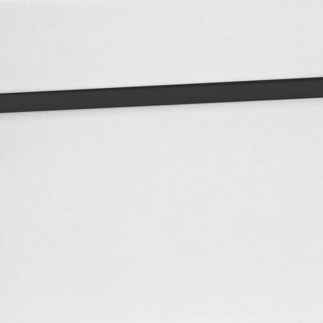AmazonBasics Hanging Planter, Square - White/Black (2-Pack)