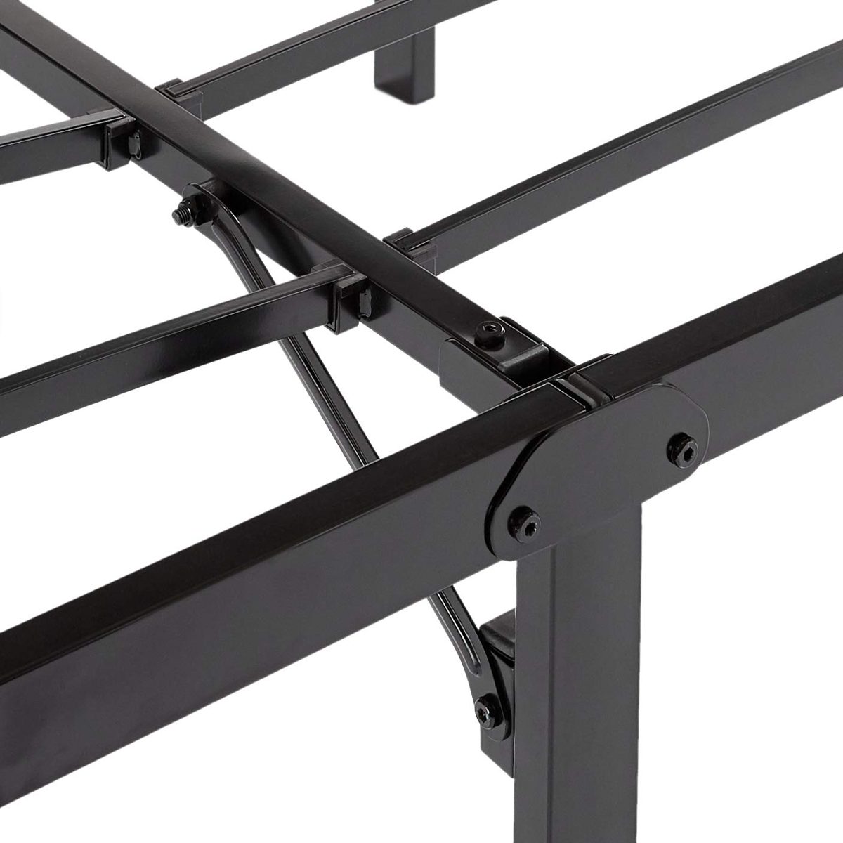 AmazonBasics Heavy Duty Non-Slip Bed Frame with Steel Slats, Easy Assembly - 18" H, (Full)