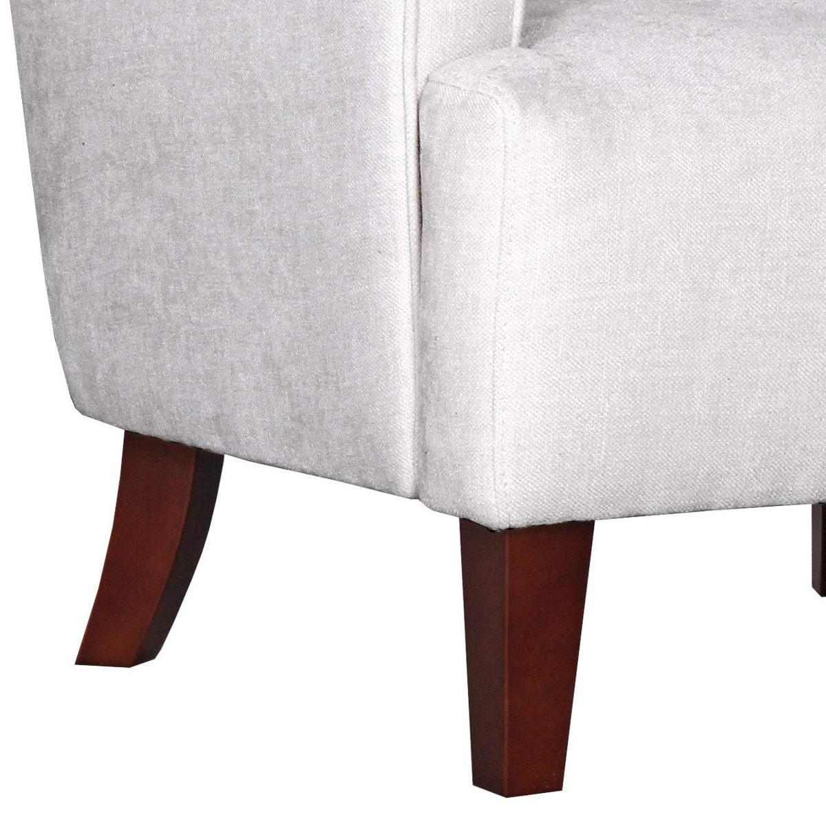 Amazon Brand – Stone & Beam Decatur Modern Tufted Wingback Living Room Accent Chair, 32.3"W, Optical