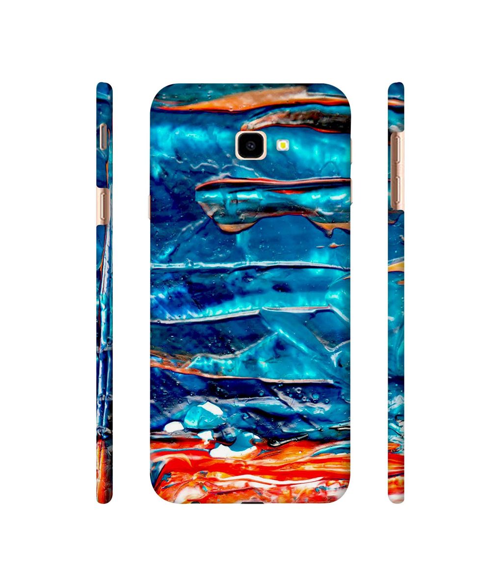Amazon Brand - Solimo Designer Blue Oil Color 3D Printed Hard Back Case Mobile Cover for Samsung Galaxy J4 Plus