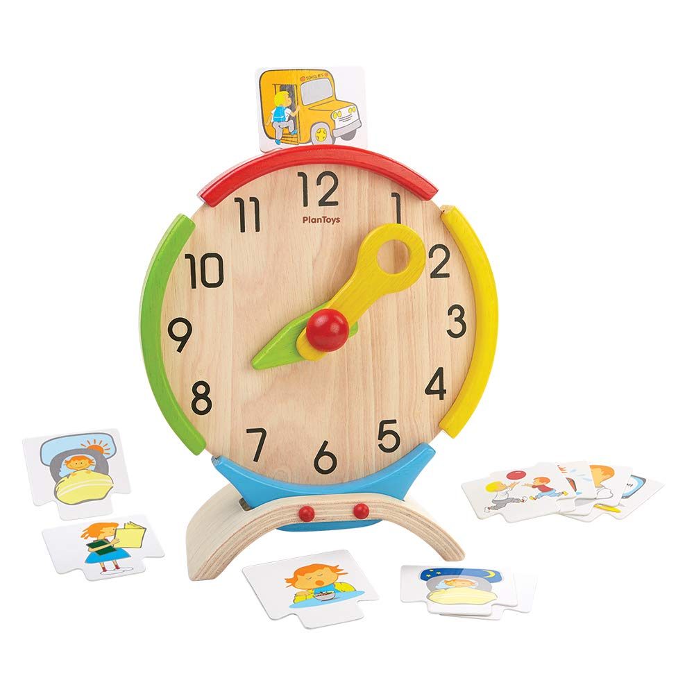 AmazonBasics Mathematic Case Pack, Geometric Peg Board, Geometric Sorting Board, Fraction Cubes, Number 1-10 (Gradient), Activity Clock, 4 Years+