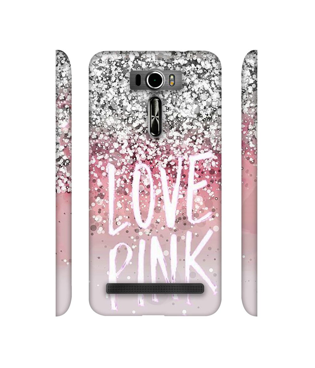 Amazon Brand - Solimo Designer Love Pink 3D Printed Hard Back Case Mobile Cover for Asus Zenfone 2 Laser ZE601KL