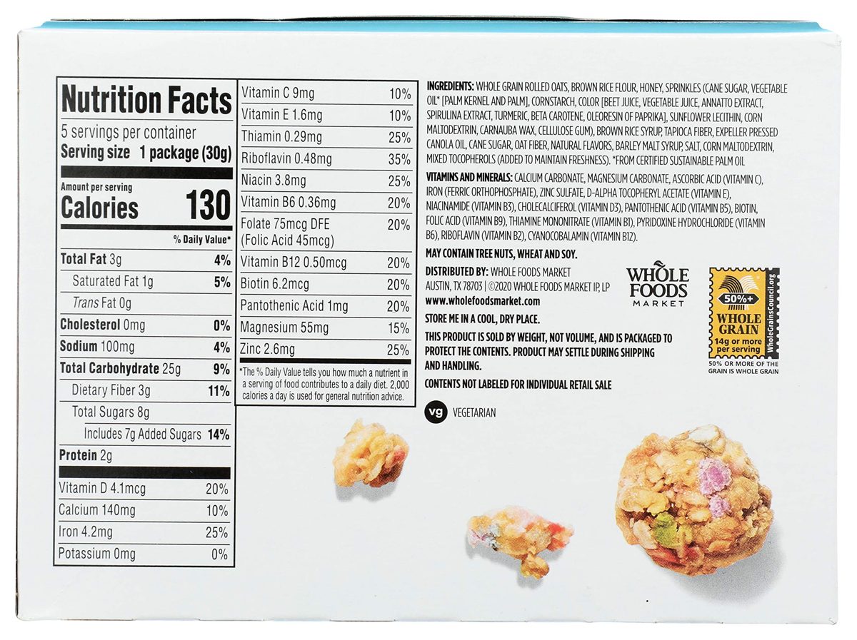 365 EVERYDAY VALUE Birthday Cake Granola Balls, 5.3 OZ