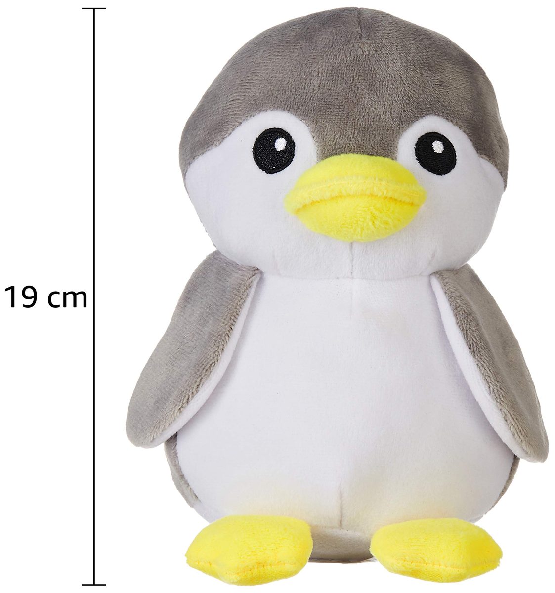 Amazon Brand - Jam & Honey Penguin Open Eyes Ash, 19 cm
