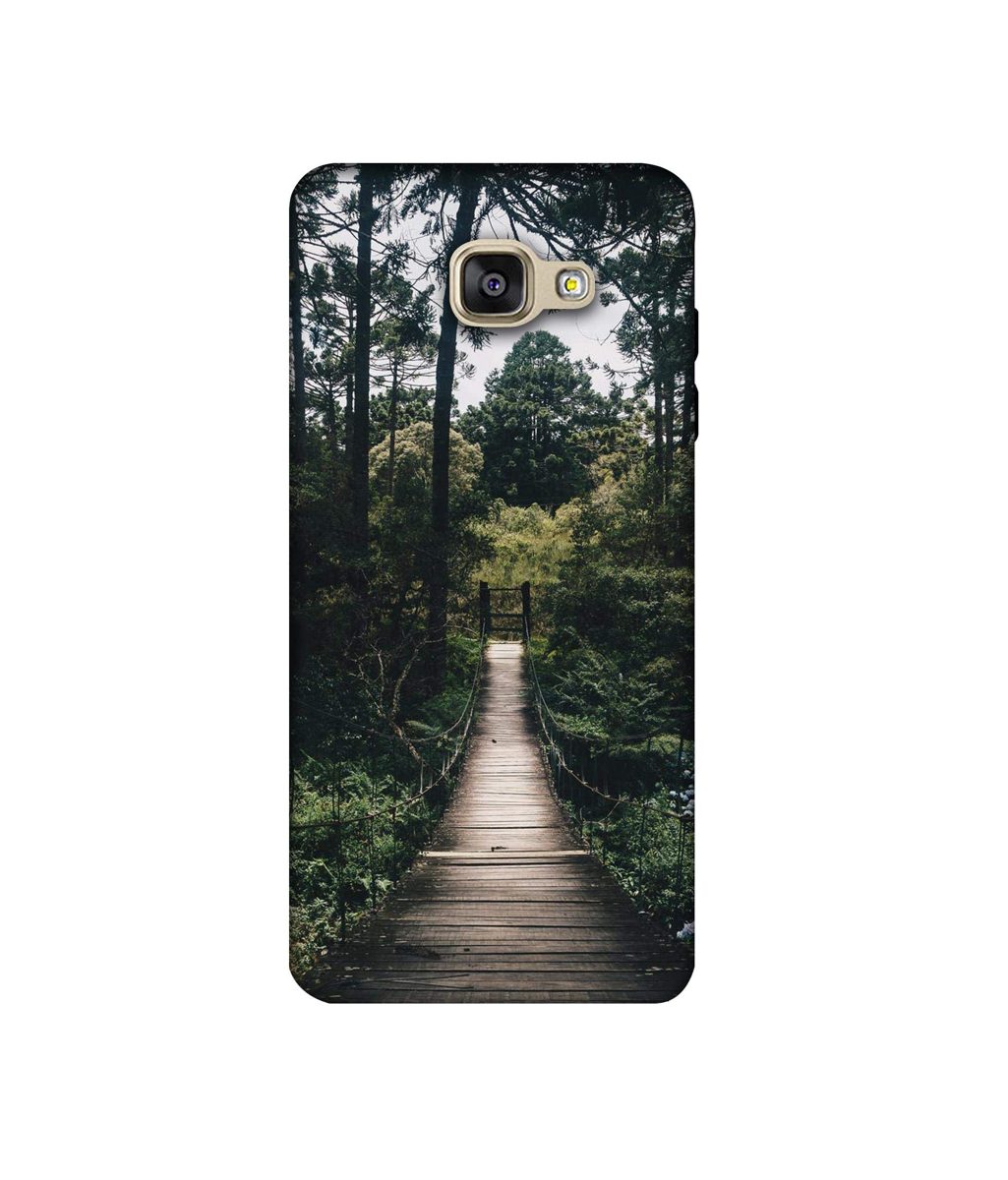 Amazon Brand - Solimo Designer Wooden Bridge 3D Printed Hard Back Case Mobile Cover for Samsung Galaxy A5 (2016)
