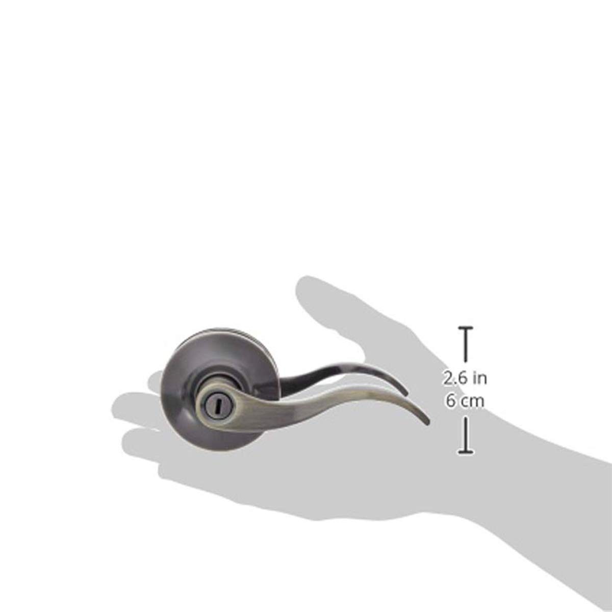 AmazonBasics Door Levers - Wave AB-DH505-AB 1