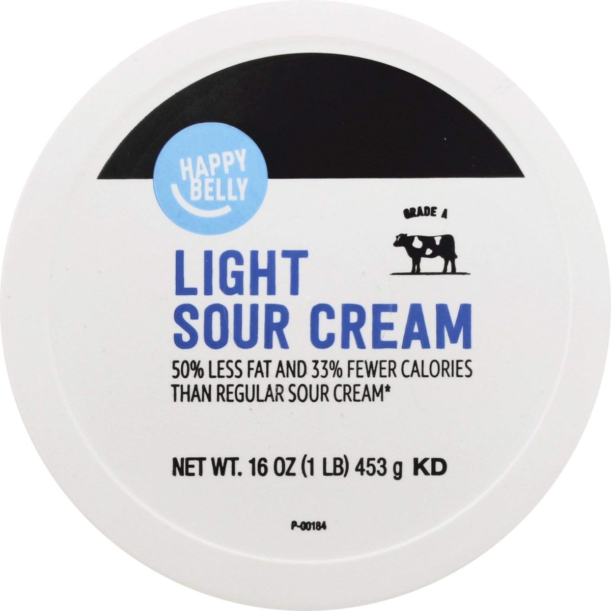 Amazon Brand - Happy Belly Light Sour Cream, Kosher, 16 Ounce