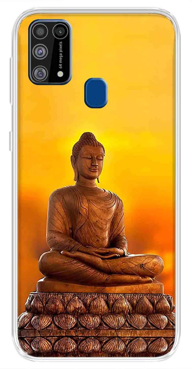 Amazon Brand - Solimo Designer Multicolor Lord Budha Printed Soft Back Case Mobile Cover for Samsung Galaxy M31