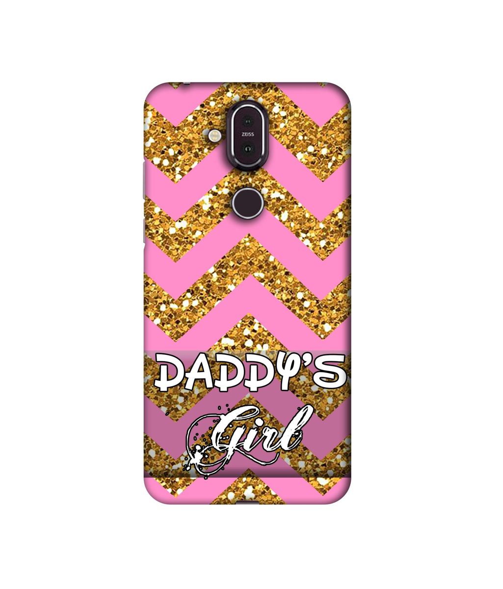Amazon Brand - Solimo Designer Daddy's Girl 3D Printed Hard Back Case Mobile Cover for Nokia 8.1