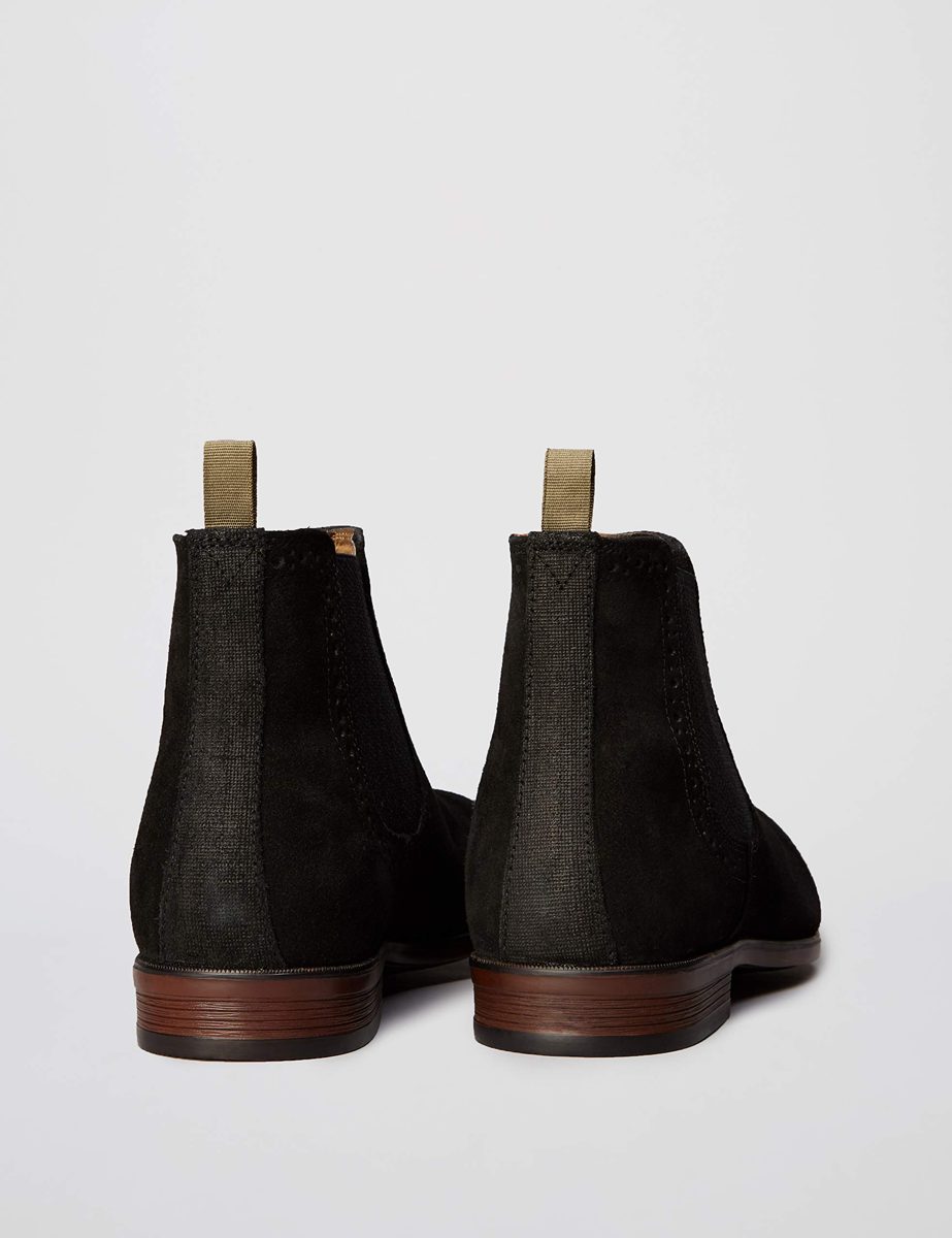 Amazon Brand - find. Men's Suede, Black), US 13
