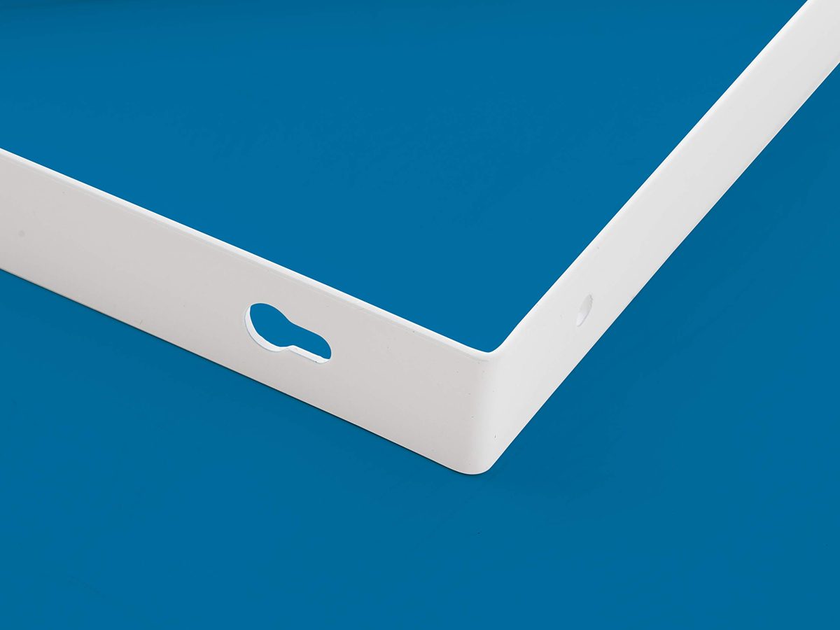AmazonCommercial Heavy Duty Shelf and Rod Bracket, White, 20-Pack