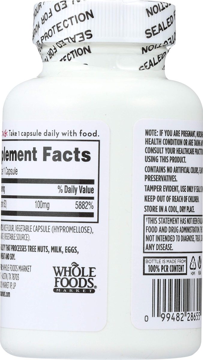 365 Everyday Value, Vitamin B2 100mg, 100 ct