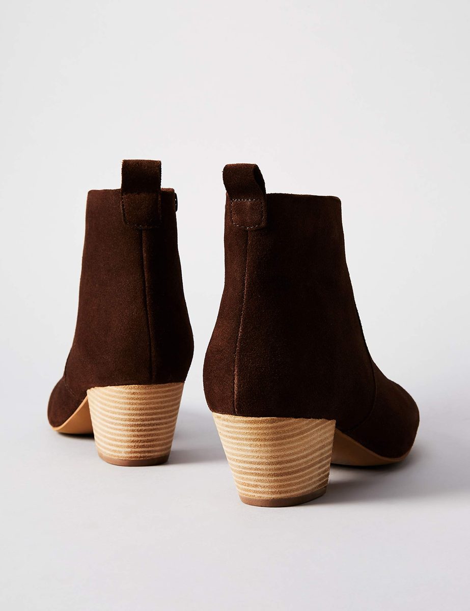 Amazon Brand - find. Women's Ankle Boots, Brown Chocolate), US 9.5
