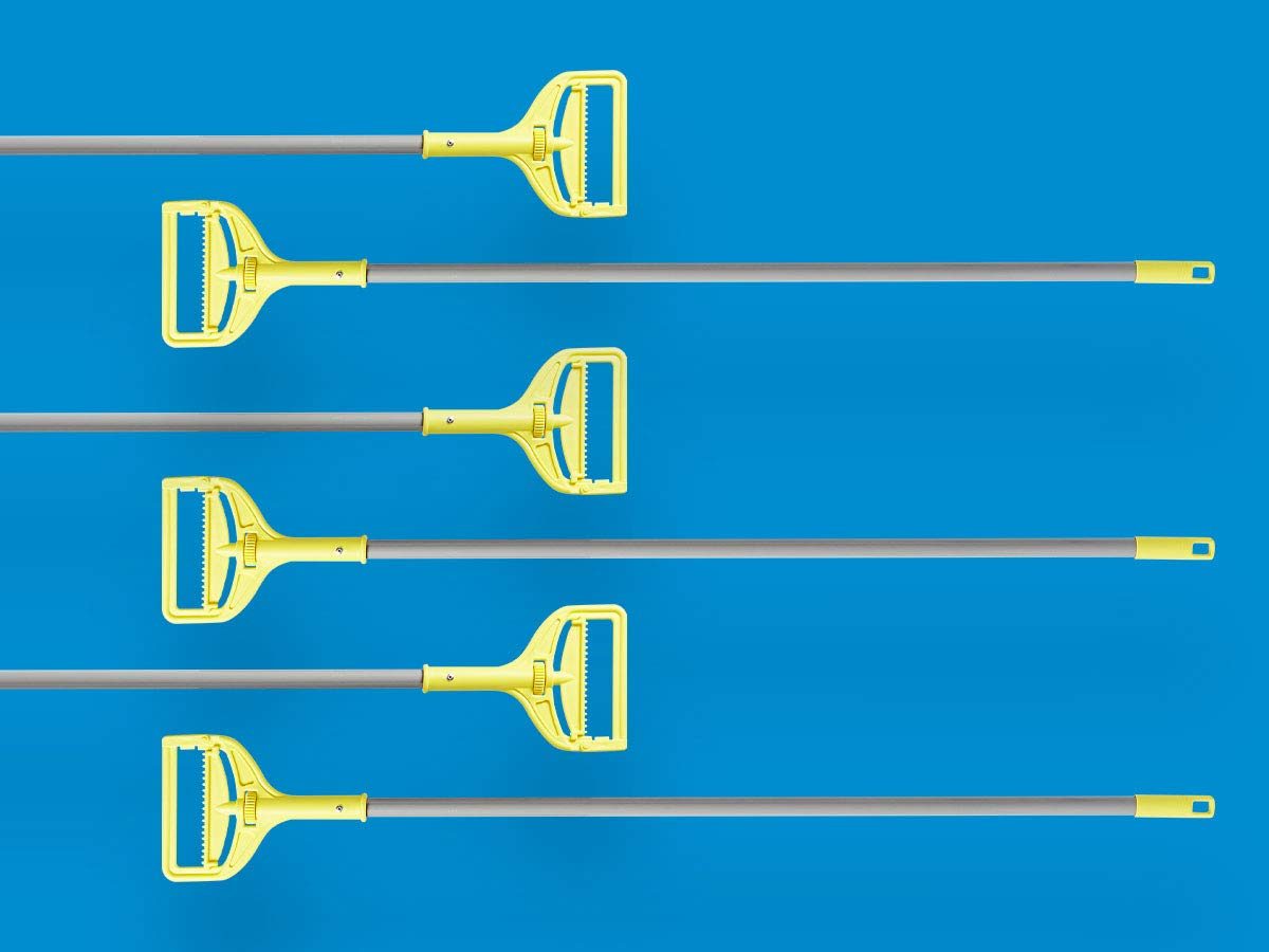 AmazonCommercial 54-Inch Quick Change Mop Handle - 6-Pack