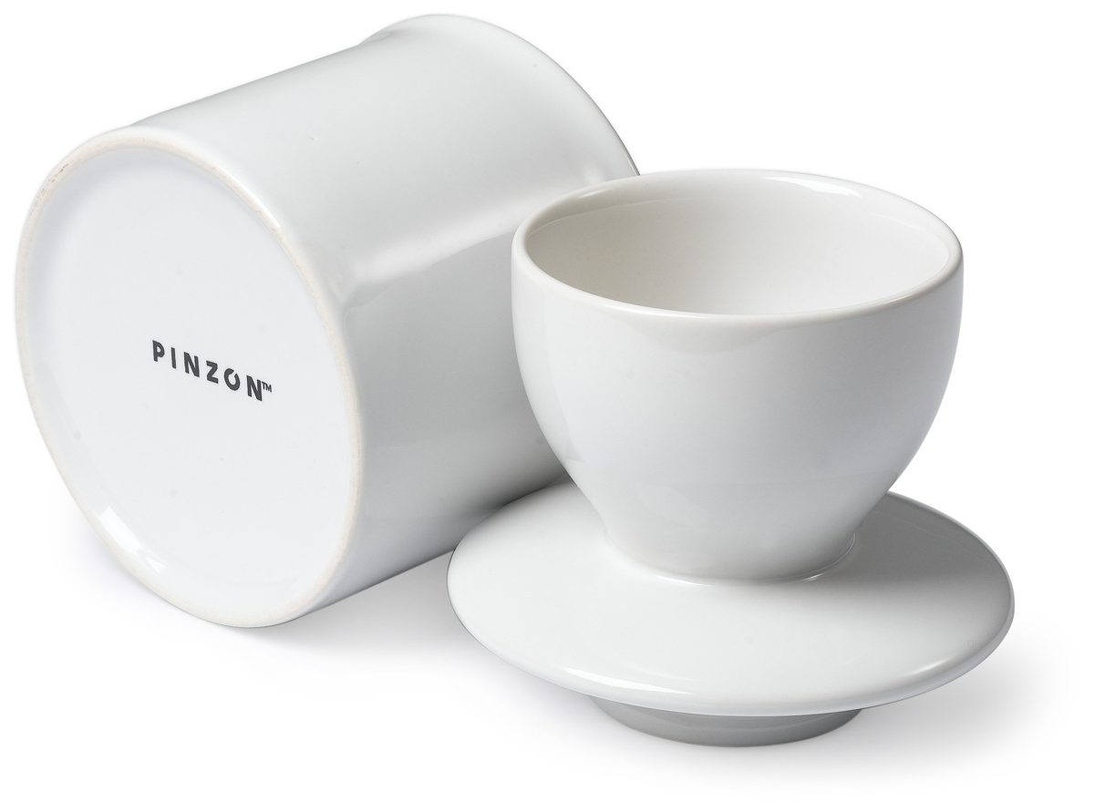 Pinzon White Ceramic Butter Keeper [Amazon Frustration-Free Packaging]