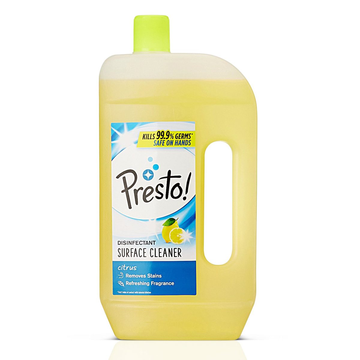Amazon Brand - Presto! Disinfectant Floor Cleaner Citrus 975 ml with Presto! Disinfectant Floor Cleaner Floral 975 ml
