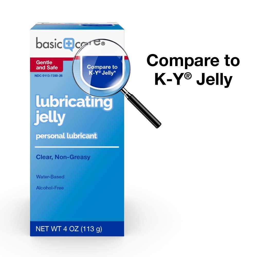 Amazon Basic Care Lubricating Jelly, 4 Ounce