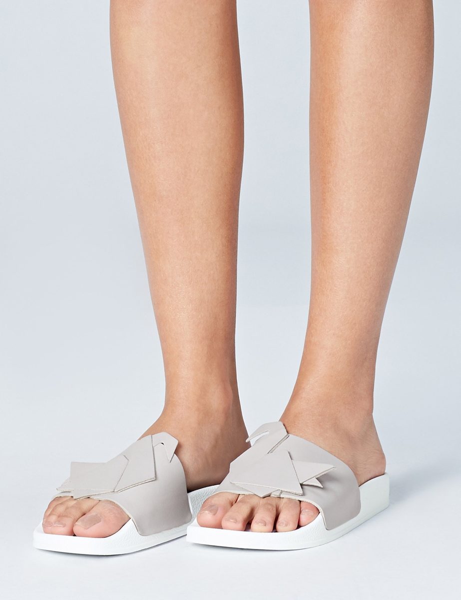 FIND Women's Sandals Fuzzbed Swan Slider Grey (Cloud) 3 UK (36 EU),10311A