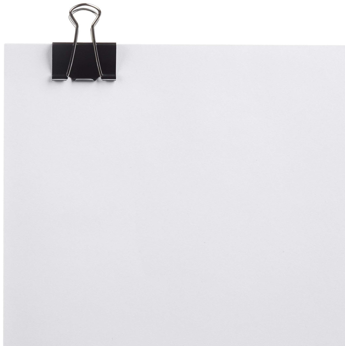 AmazonBasics Binder Clips, Medium, 12 per Box, 2-Pack (Renewed)