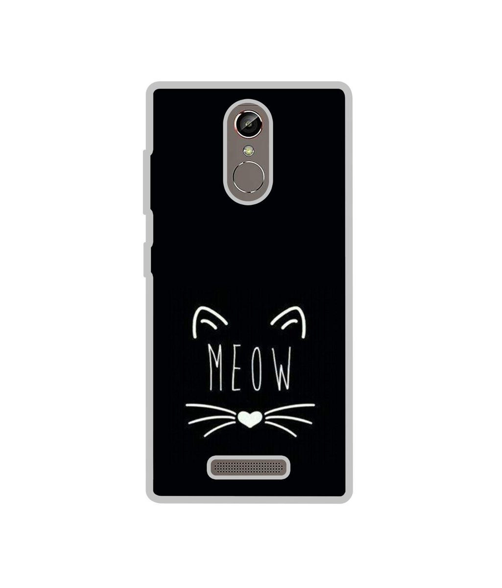 Amazon Brand - Solimo Designer Meow UV Printed Soft Back Case Mobile Cover for Gionee S6s