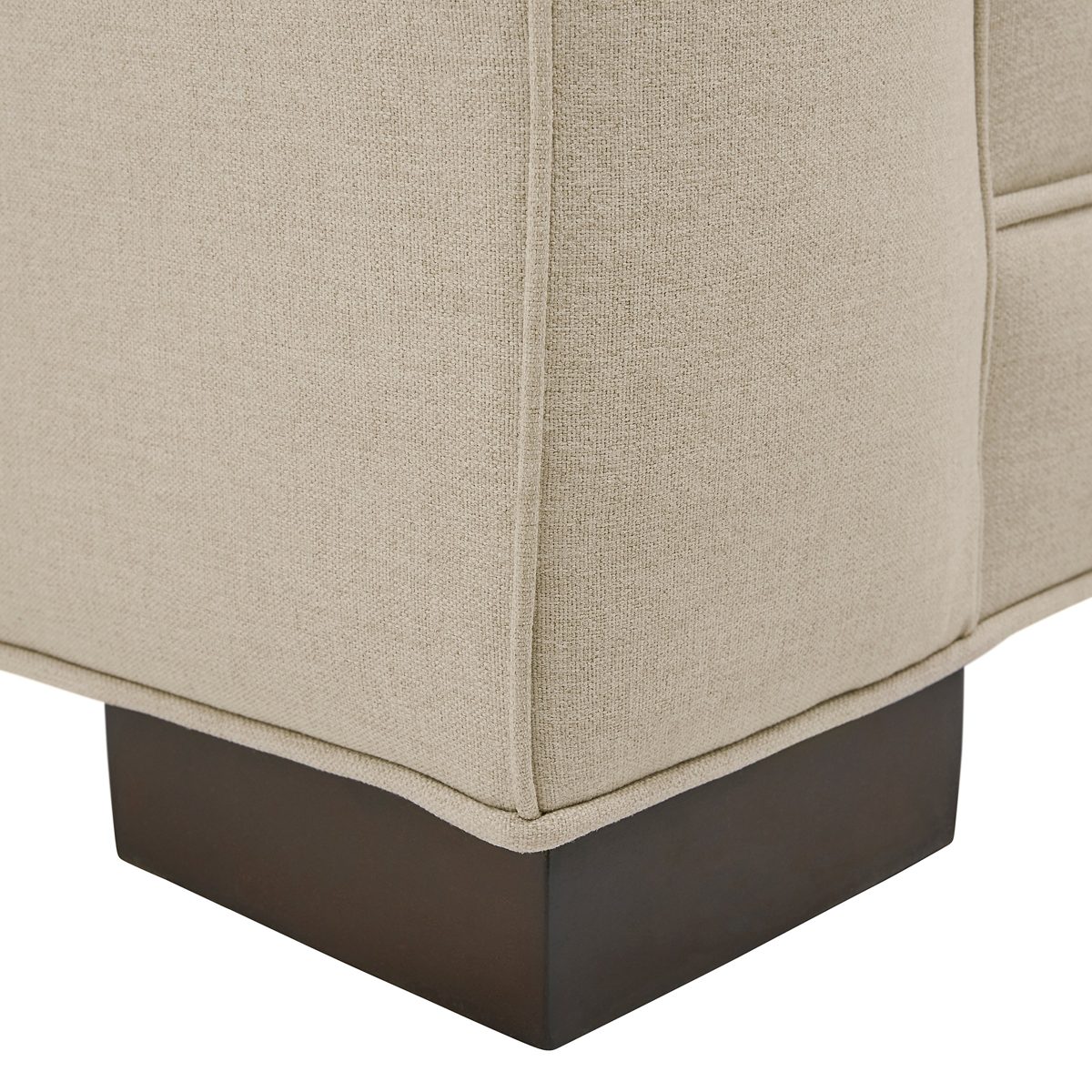 Amazon Brand – Stone & Beam Dalton Performance Fabric Living Room Accent Arm Chair, 41.5"W, Sand