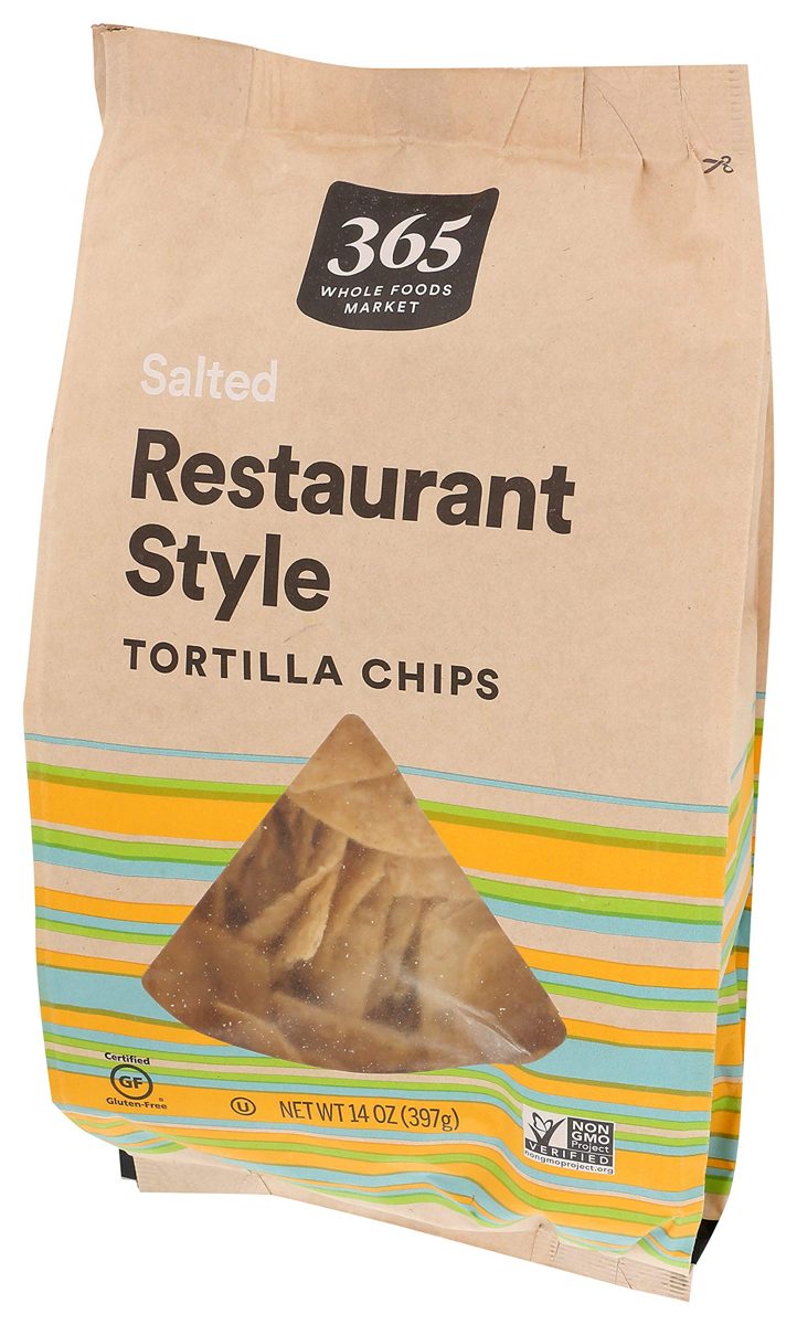 365 by Whole Foods Market, Tortilla Chips, Restaurant Style - Salted , 14 Ounce