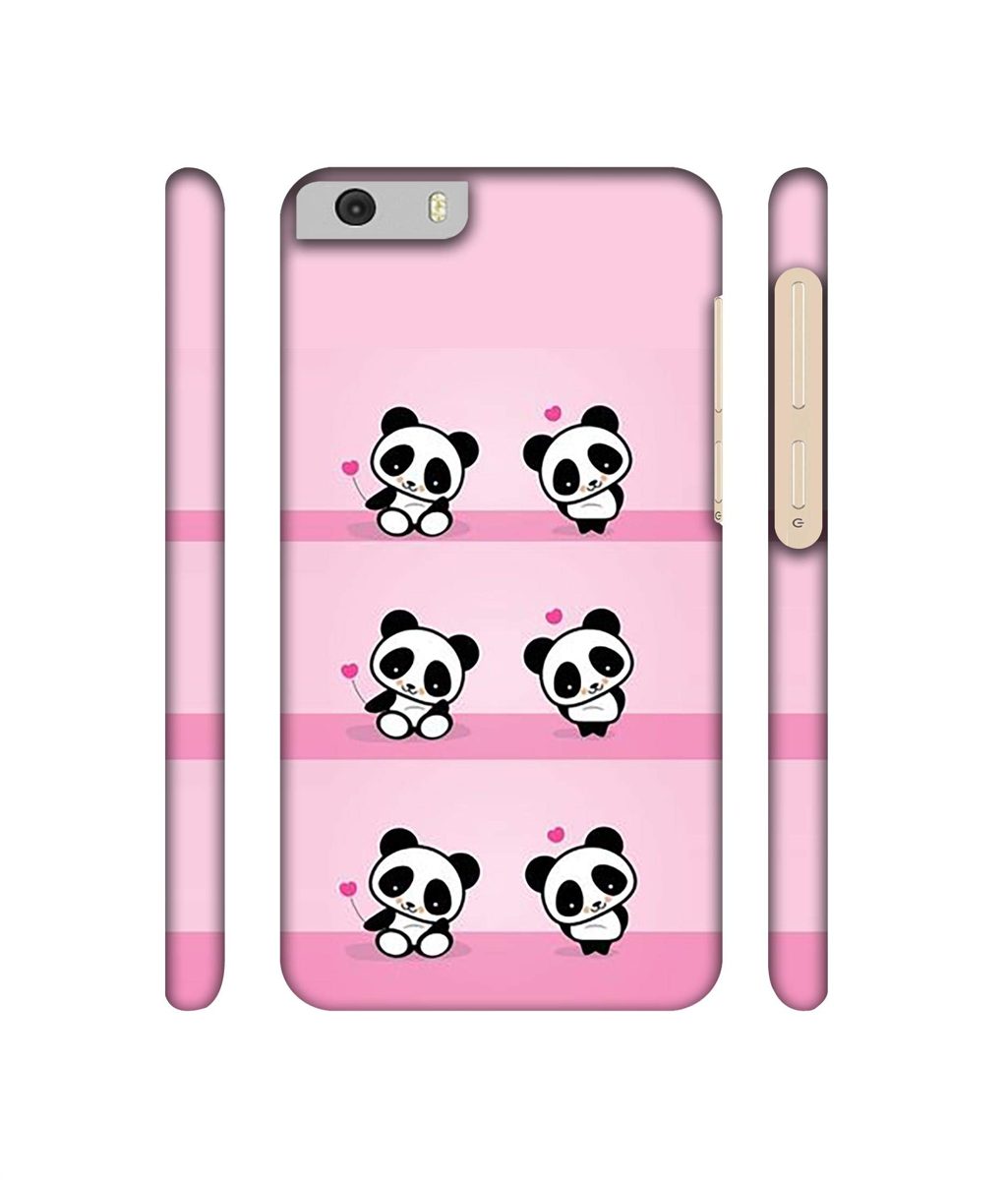 Amazon Brand - Solimo Designer Panda Pattern 3D Printed Hard Back Case Mobile Cover for Micromax Canvas Knight 2 E471