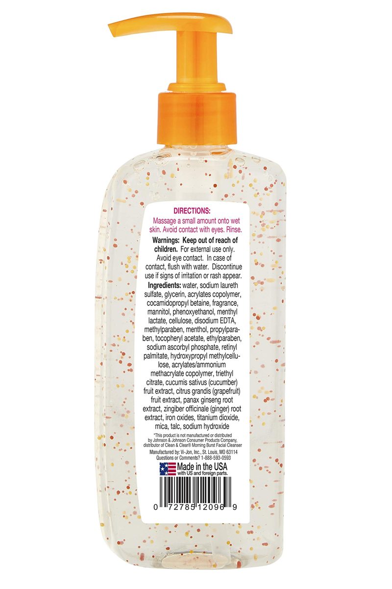 Mountain Falls A.M. Refresh Facial Cleanser with Vitamin C & Ginseng, 8 Fluid Ounce