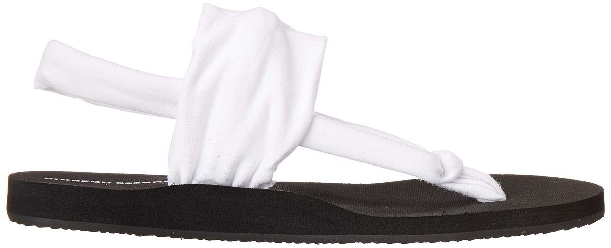 Amazon Essentials Women's Delia Sandal, White, 13 Medium US
