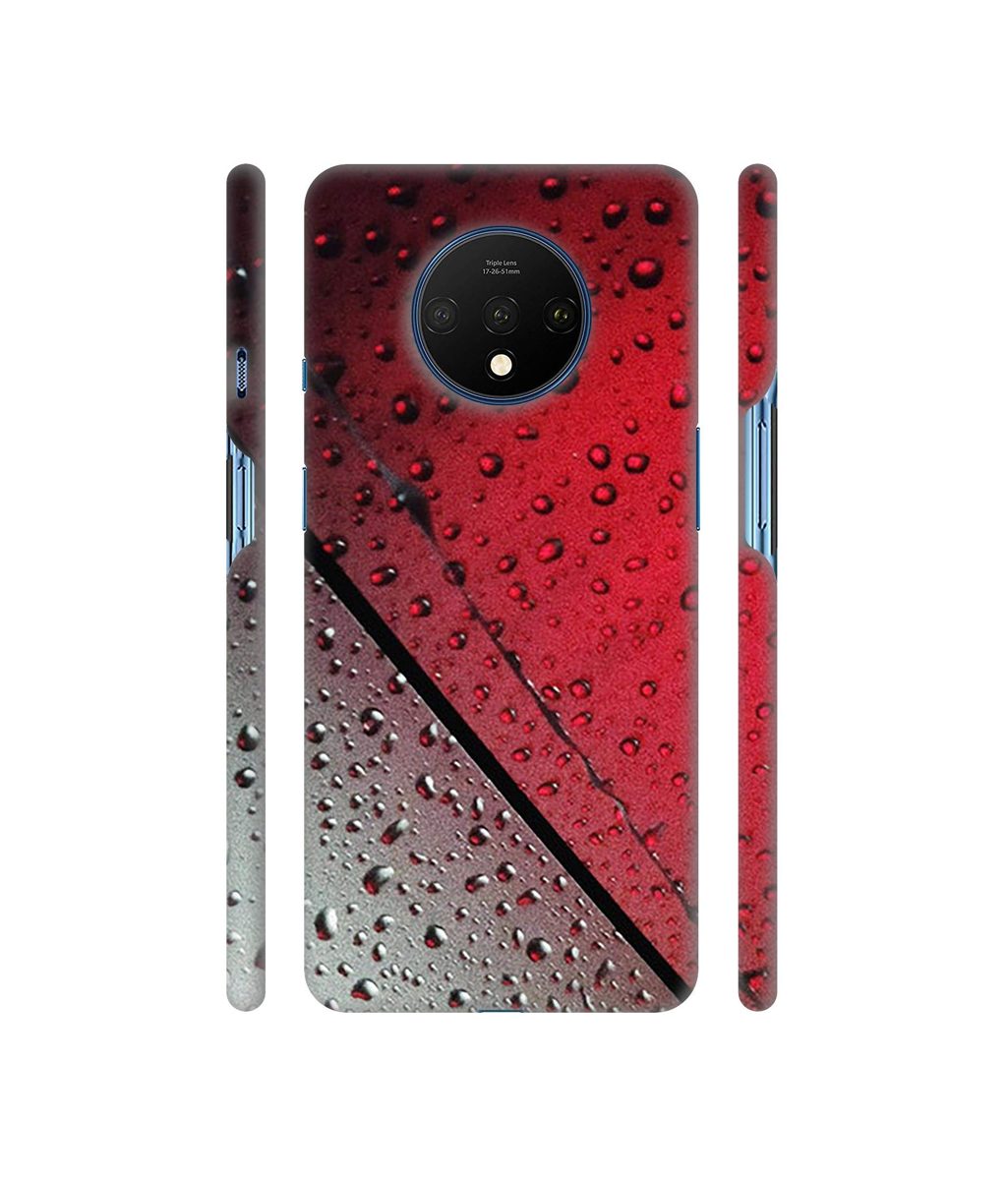 Amazon Brand - Solimo Designer Water Drop On Glass 3D Printed Hard Back Case Mobile Cover for OnePlus 7T