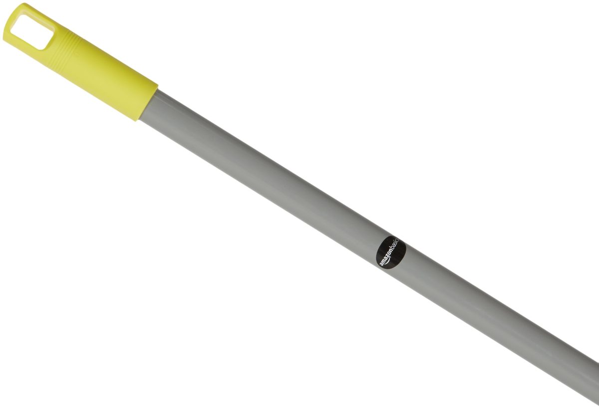 AmazonBasics 60 Inch Commercial Jaw Mop Handle, 6-Pack