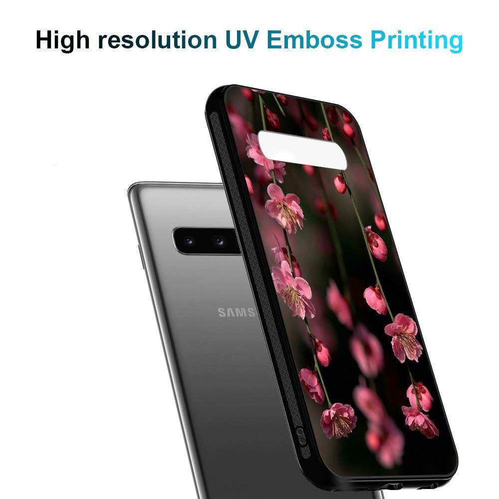 Amazon Brand - Solimo Designer Floral Printed Hard Back Case Mobile Cover for Samsung Galaxy S10 (D1140)