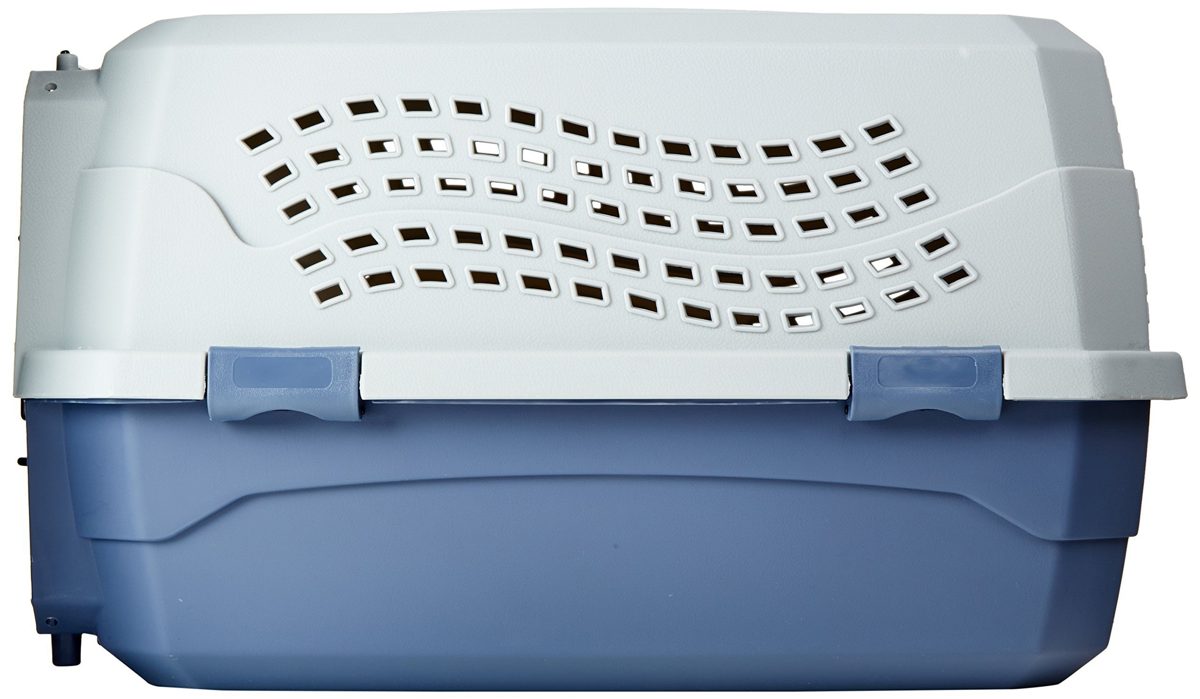 AmazonBasics Two-Door Top-Load Pet Kennel