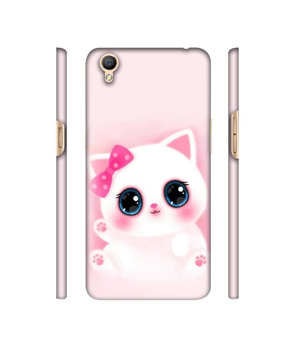 Amazon Brand - Solimo Designer Babby Kitty 3D Printed Hard Back Case Mobile Cover for Oppo A37