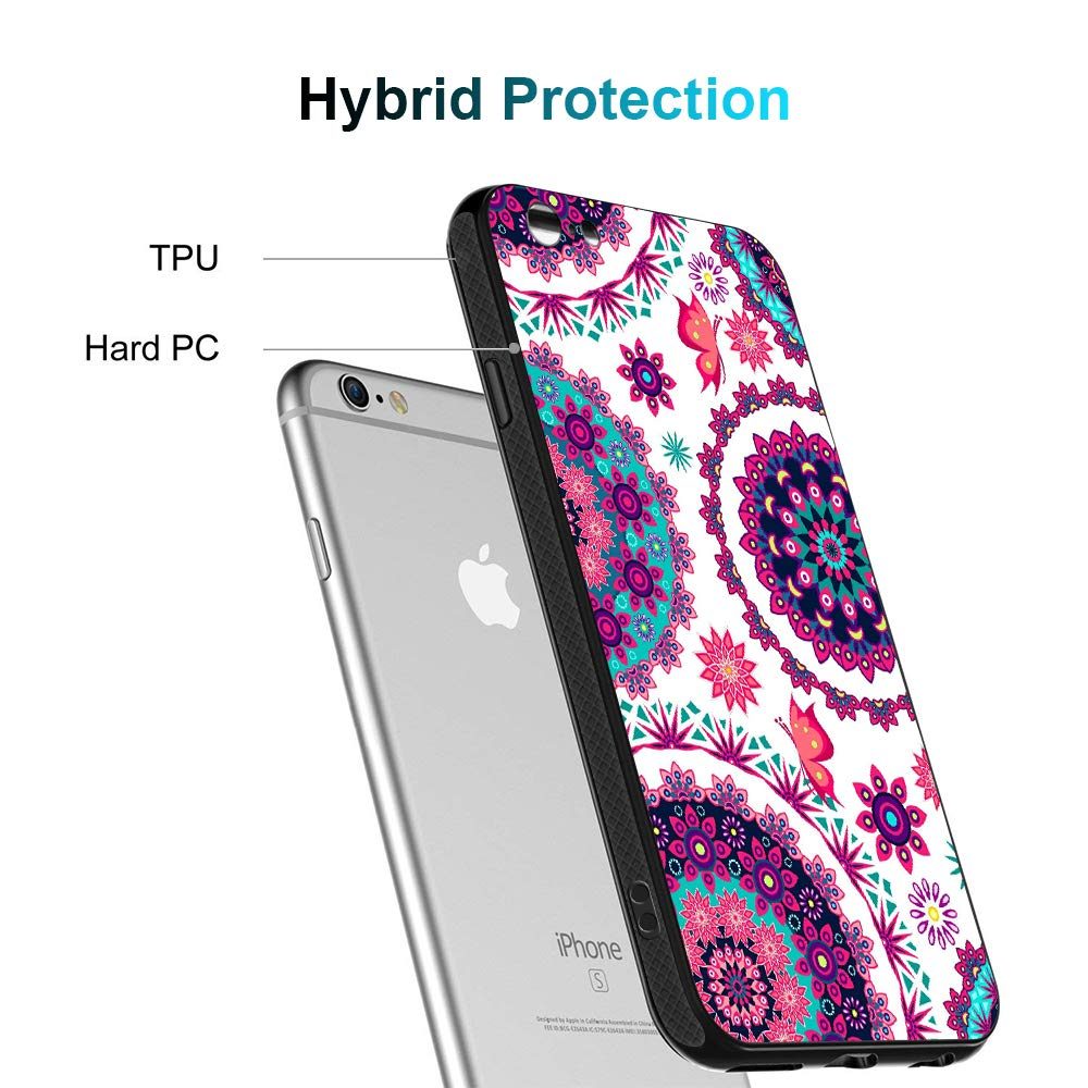Amazon Brand - Solimo Designer Mandala Printed Hard Back Case Mobile Cover for Apple iPhone 6S / 6 (D1196)