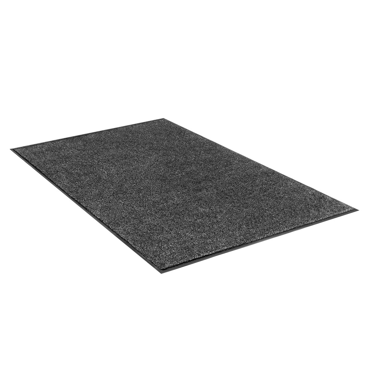 AmazonBasics Cut-Pile Polypropylene Commercial Carpet Vinyl-Backed Mat 3x10 Charcoal