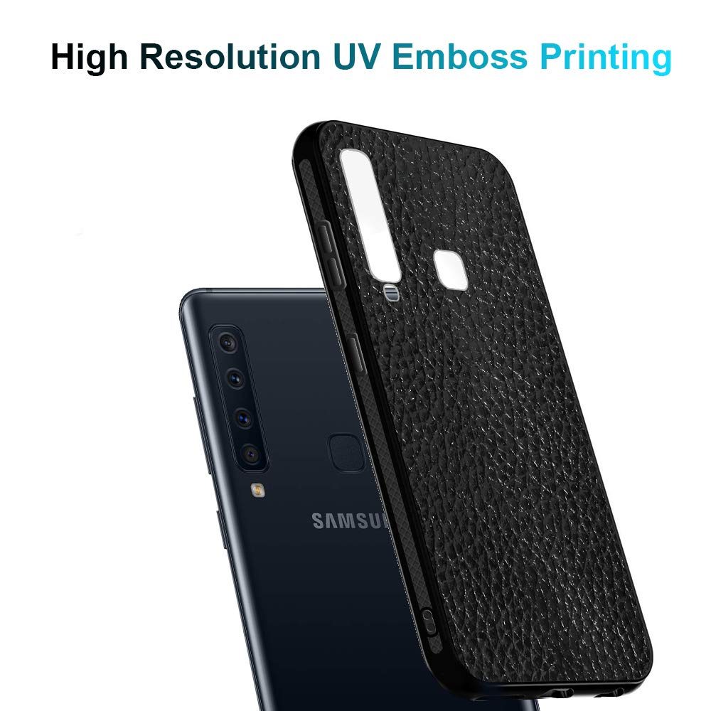 Amazon Brand - Solimo Designer Leather Texture Printed Hard Back Case Mobile Cover for Samsung Galaxy A9 (D225)