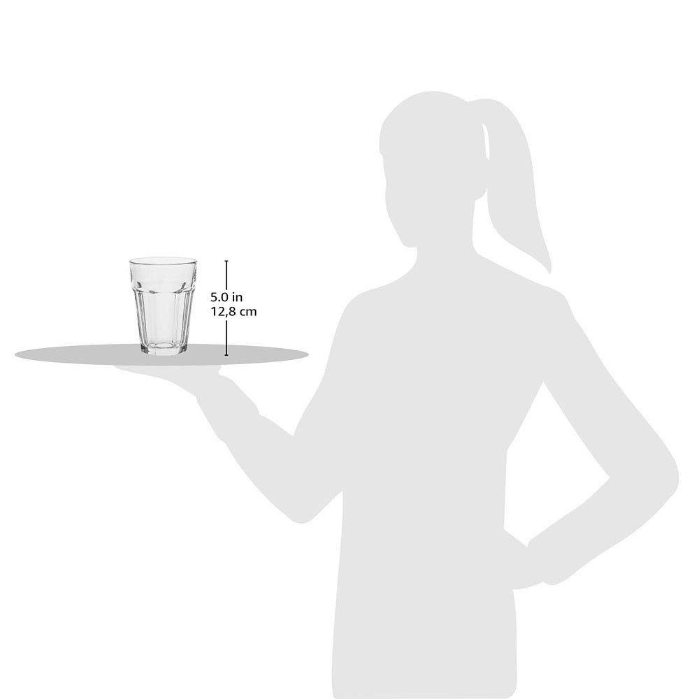 AmazonCommercial Gibraltar Drinking Glass Tumbler, 12.6 oz, Set of 12