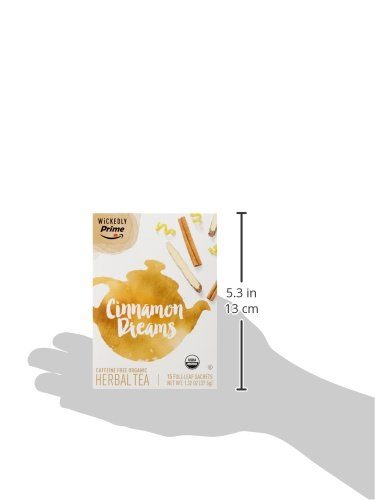 Wickedly Prime Organic Cinnamon Tea, Full-Leaf Bags, 15 Count