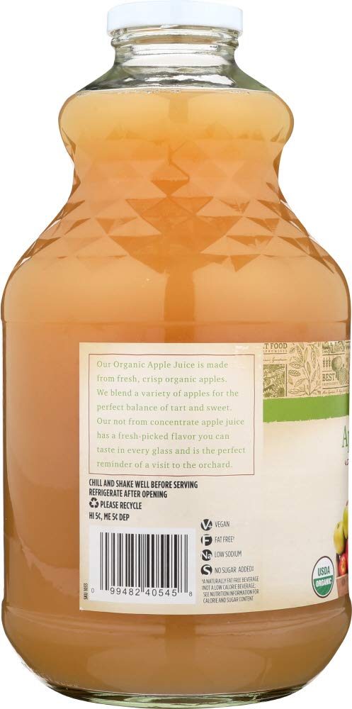 365 Everyday Value, Organic Juice Not from Concentrate - Pasteurized, Apple, 64 fl oz