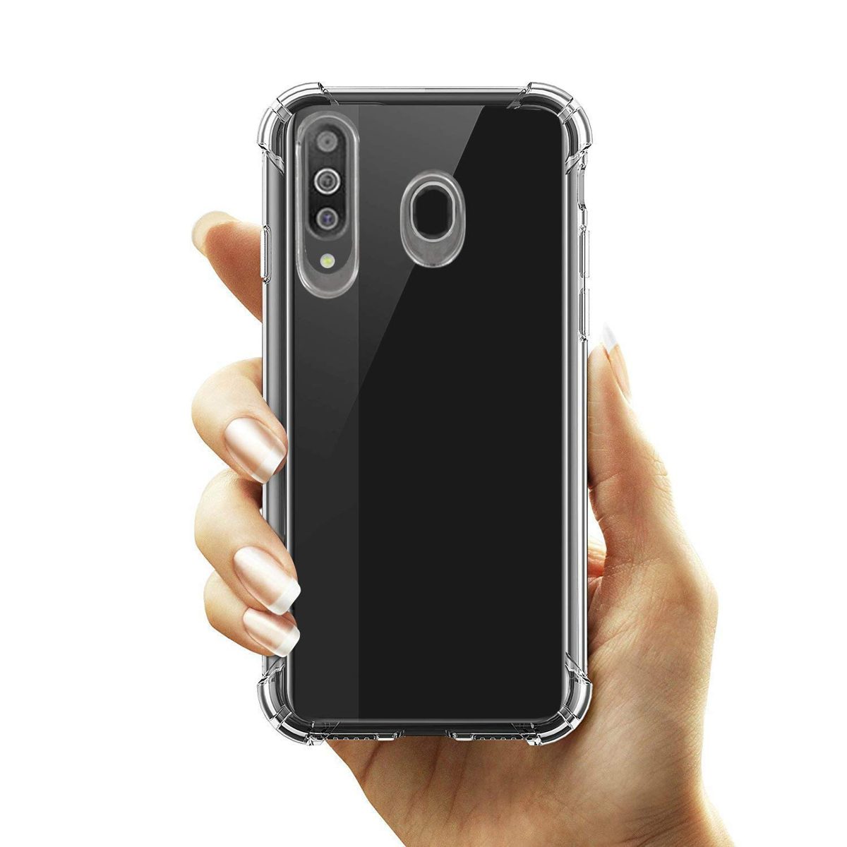 Amazon Brand - Solimo Soft Flexible Back Phone Case for Samsung Galaxy M30 (Transparent)