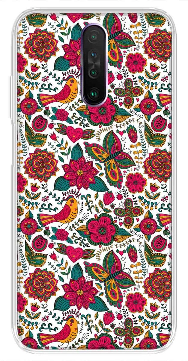 Amazon Brand - Solimo Designer Multicolor Pattern Printed Soft Back Case Mobile Cover for Poco X2 / Xiaomi Redmi K30